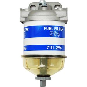 7111-296 Diesel Fuel Filter Assembly for Ford Tractor 2000 2600 4600 5000 5600 6600 7700 Replaces C7NN9162B D9NN9165BA C5NE9165C | For Massey Ferguson 133 135 140 145 165 175 178 | OE Quality
