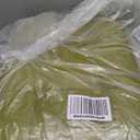 1pc Vintage Style Faux Leather Ottoman Footstool  Wooden Frame, Upholstered Interior, MultiUse Footrest for Living Room, Entryway, Office (Azure Green)