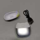 Electric Nail Clipper with 2 Speeds, Safety Fingernail Trimmer for Adults, Seniors, Kids & Infants, Rechargeable Nail Clippers with Light, Magnetic Cover, Nail Scraps Storage, USB Charging