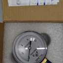 SENCTRL 0-15 Inches of Water Column Gauge, Low Pressure Capsule Gauge, 2-1/2" Dial Size, 1/4" NPT Lower Mount, Zero Adjustment, for Air Water Gas Pressure Test