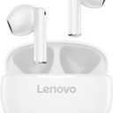 Lenovo E310 True Wireless Stereo Earbuds Bluetooth 5.3 ENC Noise-Cancelling with 13mm Speaker Type-C Charging 20h Battery Life for Music Calls Comfortable Fit Wireless - White