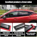 AUXKO Window Rain Guard for Kia Sportage 2023 2024 2025 2026 LX EX SX Prestige X-Pro X-Line Tape-On Shatterproof Sun Smoke Guard Vent Visor Side Wind Deflectors Accessories for Kia Sportage 2023-2026