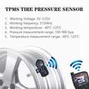 4 x AdvanEX Tire Pressure Sensor,315Mhz TPMS Tire Pressure Monitoring System Sensor Compatible with Toyota Scion Lexus Replaces OE 42607-33021, PMV-107J, 42607-06011