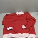 Women's Oversized Sweatshirts Color Block Turtleneck Fleece Pullover Tops Long Sleeve Loose Fall Fashion Outfits, M