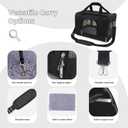 ROYPET Cat Carrier,Portable Pet Carrier Bag for Cats and Small Dogs,Foldable Soft-Sided and Scratch-Proof mesh Cat Bag Pet Carriers,Airline Approved Pet Carrier,Pet Travel Carrier Up to 15 Lbs,Black