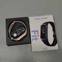 Fitness Tracker with Step Counter/Calories/Stopwatch, Activity Tracker, Health Tracker with Heart Rate Monitor, Sleep Tracker,1.10''AMOLED Touch Color Screen, Pedometer Watch for Women Men (Pink)