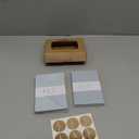 RUN2PRINT 36 Pack Dusty Blue Elegant Foiled Thank You Cards with Envelopes and 36 Peel and Seal Stickers