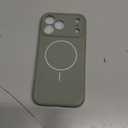 Miracase Magnetic for iPhone 17 Pro Max Case, Compatible with MagSafe, Integrated Silicone Camera Control Cover, 3.0mm Thicken Shockproof Drop Protection Phone Case for 17 ProMax, Patina Green