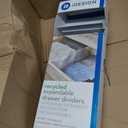 iDesign Recycled Plastic Adjustable Drawer Dividers- Set of 2 - Clear