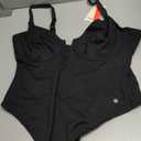 Popilush Shapewear Bodysuits for Women - Tummy Control Body Suits for Womens Deep V Corset Tops Thong Concert Outfits, XXL