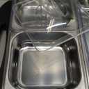 MegaChef 4 Section Buffet Warmer Server - Professional Hot Plate Food Warmer Station, Easy Clean Stainless Steel, Portable & Great for Parties Holiday & Events