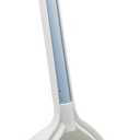 Mini Broom with Dustpan for Kids,Little Housekeeping Helper Set (White+Blue)