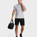 Men's Sun Protection Shirts Lightweight Athletic Quick Dry Rash Guard Cooling Tee (Gray, XXXL)