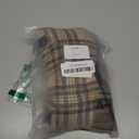 Winter Coat for Small Dogs, Puppy Plaid Jacket, Dog Jacket for Cold Weather, Windproof Warm Garments, Pets Thickened Outfits Indoor Outdoor, Beige S