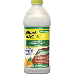 Shark VACMOP Household Disinfectant Cleaner Refill 2L Bottle, Compatible with VM252 & VM180, Cleans & Disinfects Sealed Finished Floors, Stone, Laminate & Tiles, Lemon Scent, VCD60