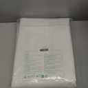 NICETOWN Natural 100% Blackout Linen Curtains 84 inch Long Burg for Living Room, 2 Panels, 52" Wide, Farmhouse Thick Completely Blackout Window Treatment Thermal Insulated Warm Drapes for Winter