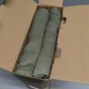 MIULEE Light Olive Green Linen Curtains 84 Inch Length 2 Panels for Bedroom Living Room, Soft Linen Textured Natural Window Drapes Semi Sheer Light Filtering Back Tab Rod Pocket Burlap Look Decor