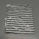 LOMON Maternity Shirts Long Sleeve Thermal Tops Side Ruched Casual Tshirt Crewneck Fleece Base Layer for Pregnant Women (S)