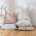 Leather Pillow Covers 12x20 Set of 2 Linen Style Black Lumbar Pillow Covers Neutral Farmhouse Cushion Covers Waterproof Pet Hair Resistant Durable Easy Clean for Home Multi Scene Decor