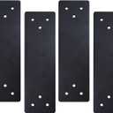 4pcs 3x10 Straight Steel Flat Mending Plate with HolesJoining Brackets, Connecting Brackets, I Strap. Metal Plate with Holes, Straight Flat Plate for Truss Framing.