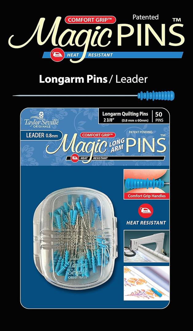 Magic Pins Long Arm Leader 50pc
