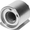 1/2" Full-Metal Copper Pipe Cleaner, Tube Cleaning Brush for Drill with Replaceable Brushes, for Professional Plumbers and Industrial Purposes