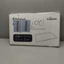 Stone Bath Mat Diatomaceous Earth Shower Mat Non-Slip Super Absorbent Diatomite Stone Bath Mats for Bathroom Floor Quick Drying Natural Easy to Clean(23.6''15.4" Gray) (Line1-grey)