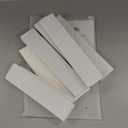 Door Draft Stopper for Bottom of Door, Under Gap Filler Stripping Seal Soundproof, Light and Dust Blocking Exterior & Interior Hook & Loop Strip Easy to Install (White, 36 Inch)