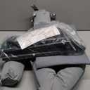 Cooling Elevated Dog Bed with Pillows, Portable Washable Raised Dog Cot with Chew Proof Mesh and Metal Frame, No-Slip Rubber Feet for Indoor & Outdoor Use, Medium, Gray (M(35x26x8)Inches, Grey)