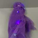 Women's LED Tutu Skirt Light Up Tutus Glow Sequin Polka Dots Skirts 4 Layered Tulle Tutu Party Rave Costume for Women (Purple)