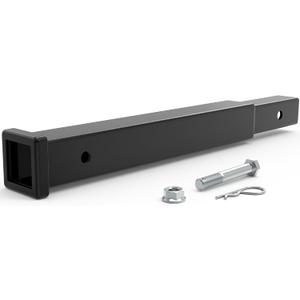 18" Hitch Extender for 2" Receiver, with 5/8" Bolt Nut and Clip