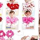 Valentine Day Card With Hair Scrunchies