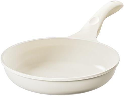 Redchef Ceramic Frying Pan, Small Nonstick Frying Pan, Non Stick Pans for Eggs & Omelets, PFOA & PFAS-Free, Fast & Even Heat, Compatible with All Cooktops, Dishwasher Safe, Beige White, 9.5"