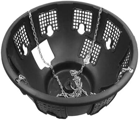 Suspending Planter - Decorative Flowers Plant Pots with Chains -Strong Support Ceiling Potted Plant Holder for Wall, Porch, Balcony, Bathroom, Garden