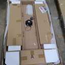 SereneLife 58in Powered Air Hockey Table Upgraded 700mA 12v 2X Powerful Motor, 4 Player 4 Pucks 2 Pushers, Full-Size Arcade Style, Inline Power Switch (Legacy Blue)