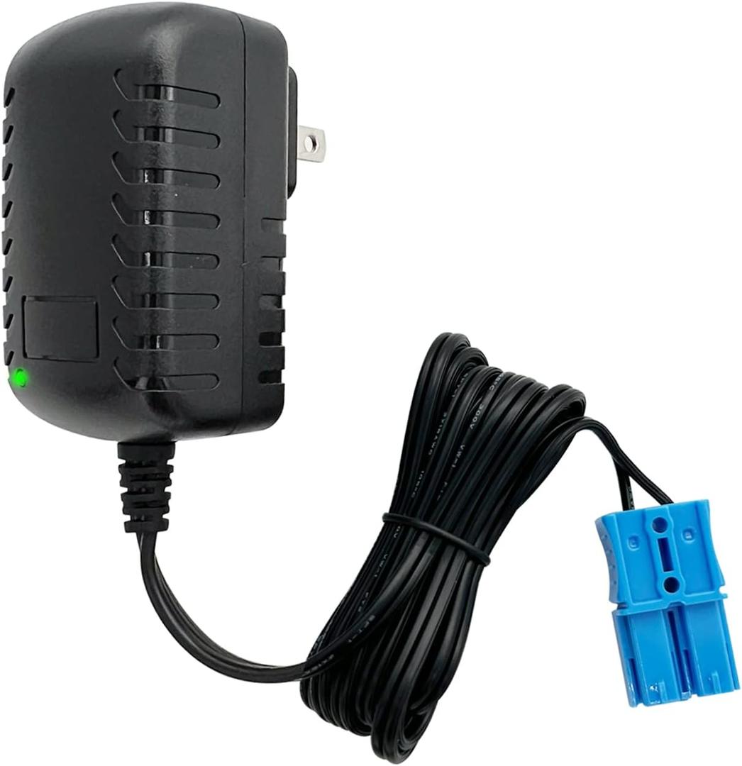 12 Volt Charger for Kid Trax 12v Battery Charge for Dodge Ram 3500 Beetle Mini Rideamales Scout Pony Josie Unicorn Disney Mickey Minnie Mouse Coupe Child Ride On Car with Small Blue Plug
