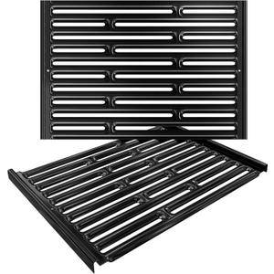 DELSbbq 15 Inch Grill Cooking Grates for Weber Old Spirit 200 with Side Control, Grill Grates for Weber 7523, Spirit E/S 200/210, Spirit 500, Genesis Silver A, Replacement for 7521 7522 65904 65905