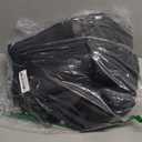 NICETOWN Pitch Black Solid Thermal Insulated Grommet Blackout Curtains/Drapes for Bedroom Window (6 Panels, 42 inches Wide by 63 inches Long, Black)