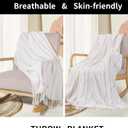 Turkish Beach Towel Pool Throw Blanket Sandproof Fast Dry Thin Extra Large Bedroom Living Room Accessories Sofa Couch Chair Essential Bohmian Aztec African Southwest Neutral White Fall Antique Vintage (Stripe Beige)