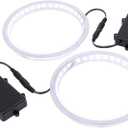 GoSports Cornhole Light Up LED Ring Kit 2pc Set - Red, White or Blue - Compatible with All Cornhole Games