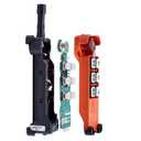 Hoist Crane Wireless Remote Control Double Transmitters Industrial Channel Lift Radio F21-E1 (AC/DC 65V-440V 1 Transmitter + 1 Receiver)