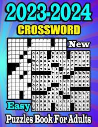 2023-2024 New Easy Crossword Puzzles Book For Adults: New 50 Easy Crossword Puzzle Book For Adults, Seniors, Men And Women With Solution (Paperback)