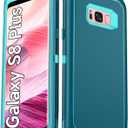 LeYi for Samsung Galaxy S8 Plus Case, Upgrade 3-in-1 Full Body Shockproof Rubber Outer Cover Heavy Duty Tough Rugged Dustproof Defender Protection Case for Samsung Galaxy S8 Plus, Teal