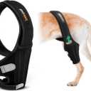 Dog Knee Brace for Torn ACL Hind Leg, Rear Leg Cruciate Ligament Braces for Dogs, Strong Support to Reduce Joint Pain and Muscle Soreness, with Side Stabilizers for Back Leg, XX-Small