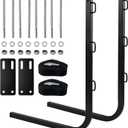 RV Bumper Mount Tote Tank Holder Carrier Heavy Duty Steel Support with Straps