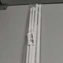 2 Pack White Tension Curtain Rod 17-41inch Adjustable Small Spring Loaded Curtain Rods No Drilling Spring Tension Rods Short Tension Rod Closet Rod Expandable for Windows Doorway Cupboard Bars