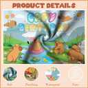 Capybara Birthday Party Backdrop Balloons - Including 1 Pcs Capy Birthday Backdrop(59x39.3 inch), 16 Pcs Colorful Balloons Decorations for Capybara Theme Animals Party Supplies Decor