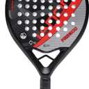 Padel Racket Carbon Fiber Surface with EVA Memory Flex Foam Core Lightweight Padel Racquet (8300-red)