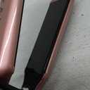 Mini 1/2 inch Flat Iron LED Display Tourmaline Titanium Ceramic Plate 4D 360Swivel Small Hair Straightener for Woman Short Hair Adjustable Temperature Dual Voltage Auto Shut Off (Rose Gold, 1.5 Inch)