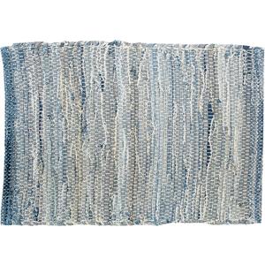 C&F Home Denim Rag 100% Cotton Vintage Boho Set of 6 Placemats 13" x 19" All Seasons Versatile Summer Farmhouse Country Beach Coastal Nautical Kitchen Dining Dinner Table Tabletop Decor Decoration